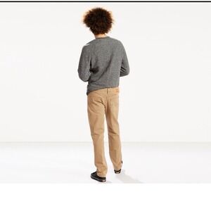 Levi Strauss & Co 514 Straight Stretch Mens Khaki Denim Jeans 33x34‎ NWT